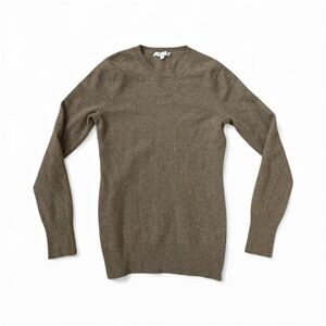 HAYDEN | 100% Cashmere Chic Crewneck Sweater | Brown Taupe | Medium